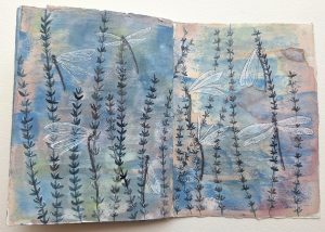 IL VOLO DELLA LIBELLULA - libro d'artista